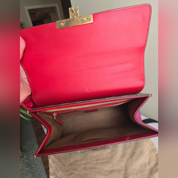 Gucci GG Supreme Padlock Medium Crossbody Satchel Bag Poshmark Authenticated - Picture 9 of 14
